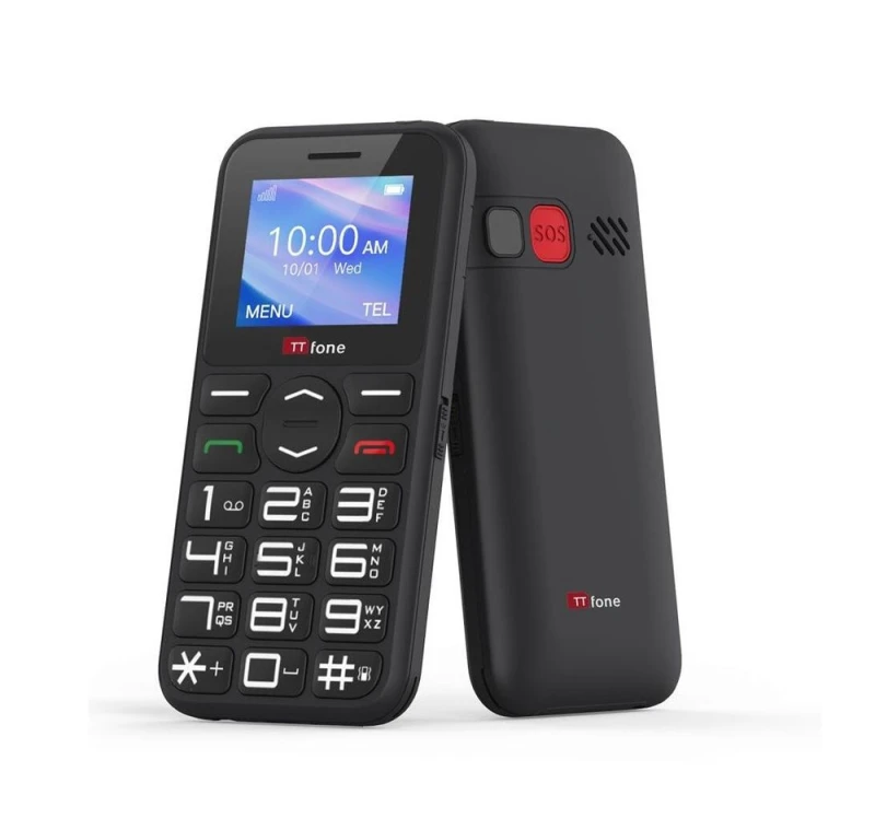Image of TTfone TTfone TT190 Big Button Unlocked Mobile w/ SOS, Mains Charger - Senior Friendly Emergency Phone