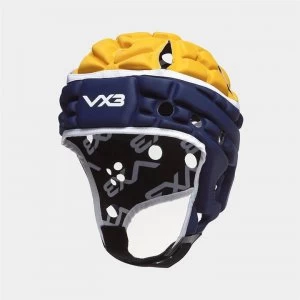 image of VX-3 Airflow Rugby Headguard - Navy/Yellow