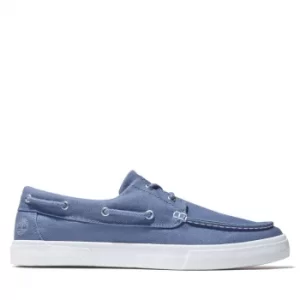 Image of Timberland Union Wharf 2.0 Ek+ Boat Shoe For Men In Blue Blue, Size 10.5