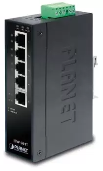 Image of ISW-501T - Unmanaged - L2 - Fast Ethernet (10/100) - Full duplex - Wall mountable