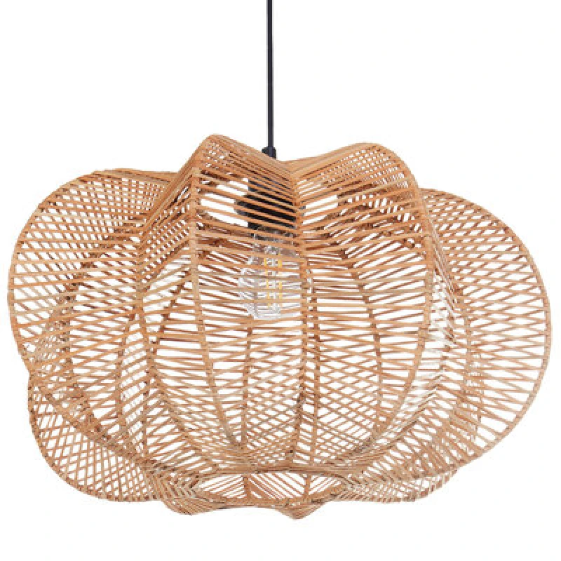 Image of Beliani Pendant Lamp Kibi Rattan Natural