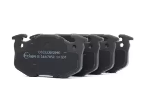 Image of RIDEX Brake pad set 402B1077 Brake pads,Brake pad set, disc brake RENAULT,TWINGO I (C06_),CLIO I (B/C57_, 5/357_),TWINGO I Kasten (S06_)