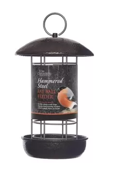 image of Tom Chambers Hammered Steel Fat Ball Feeder