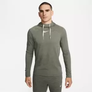 Image of Nike Dri-FIT Academy Mens Pullover Soccer Hoodie - Green