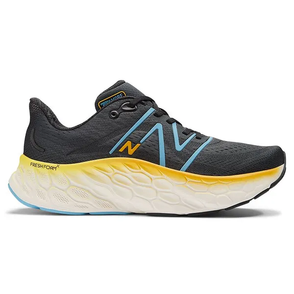 Image of New Balance Fresh Foam X More v4 Mens Running Shoes Everyday Neutral Road Running Shoes 7 (40.5) Black 21101003270