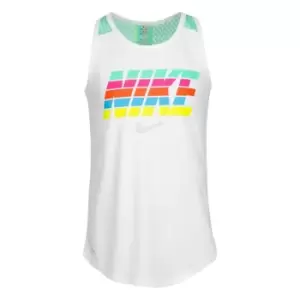 Image of Nike Rainbow Tank Top - White