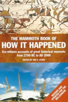 Image of The Mammoth Book of Eyewitness History 2000 by Jon E. Lewis Paperback