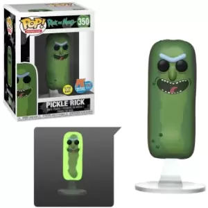 image of Rick & Morty Pickle Rick GITD SDCC 2019 EXC Pop! Vinyl Figure