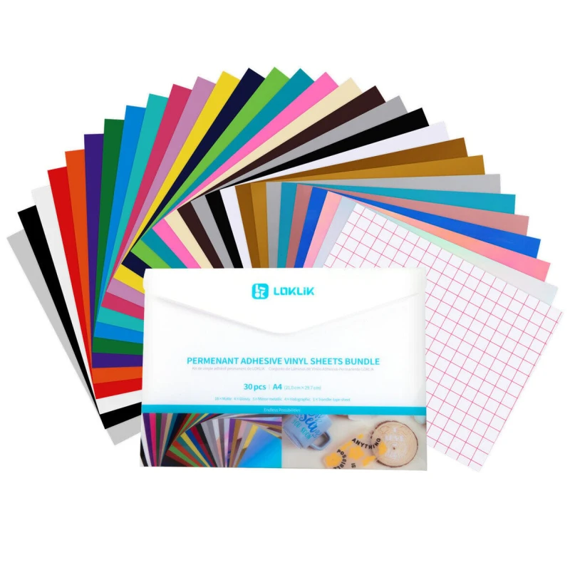 Image of LOKLiK LOKLiK ImPress Auto 2-Smart Heat transfer vinyl sheet Smooth heat transfer vinyl 30 sheets SG-JST-0828-US-L-B2B