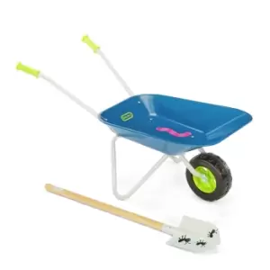 image of Little Tikes Growing Garden Wheelbarrow and Shovel Set