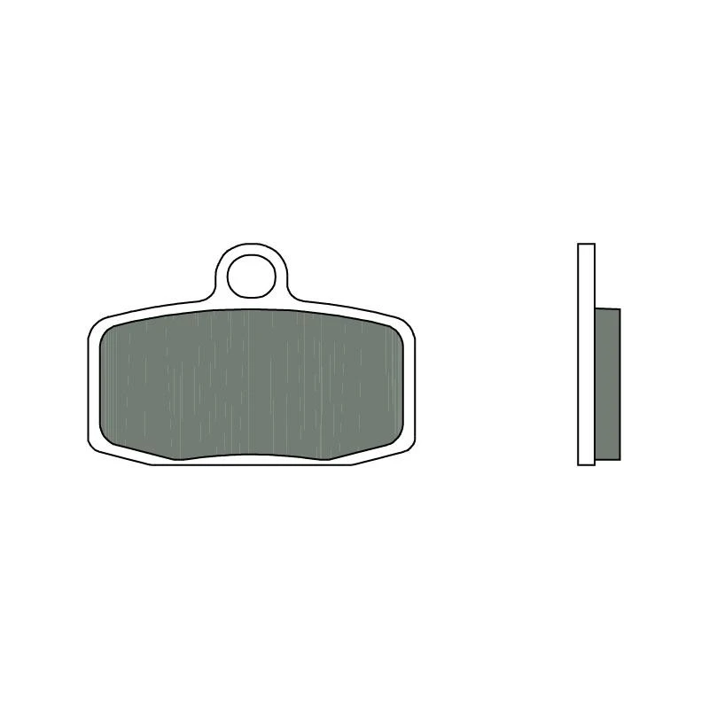 Image of BREMBO 07GR20SX Brake pad set PRIME - Sinter - SX Front and Rear Brake Pad Set,disc brake (402)