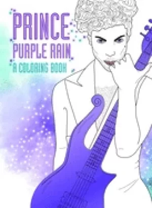 Image of prince purple rain a coloring book