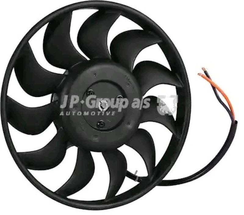 Image of JP GROUP 1199105500 Cooling Fan JP Ø: 263mm, for vehicles with trailer hitch, without radiator fan shroud Fan,radiator (508)