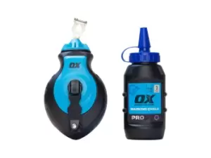 Image of OX Tools OX-P506302 Pro Aluminium Kevlar Chalk Line Reel and Refill