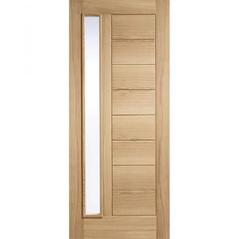 Image of LPD Oak External Goodwood Obscure Glazed 1 Light Front Door - 762mm x 1981mm