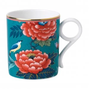 Image of Wedgwood Paeonia Blush Mug Green Pink