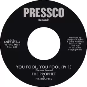Image of You Fool You Fool by The Prophet & His Disciples Vinyl Album