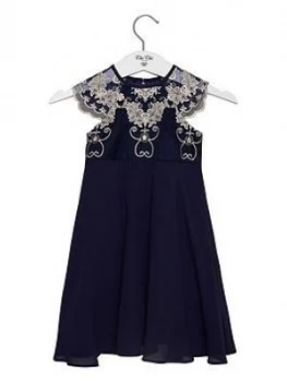 Image of Chi Chi London Girls Riri Dress - Navy