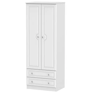 Image of Robert Dyas Montego Ready Assembled 2-Door 2-Drawer Gents Wardrobe