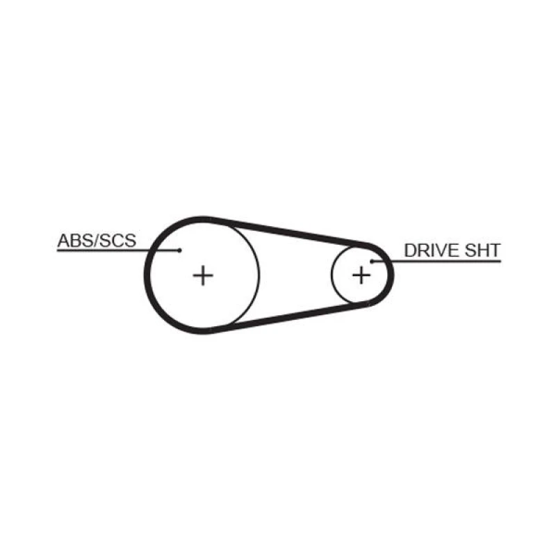 Image of GATES Timing Belt GATES 5204XS