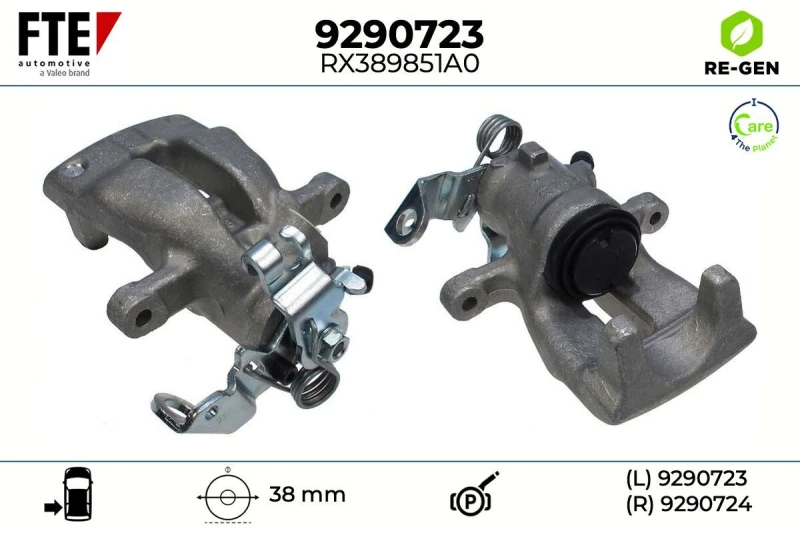 Image of Brake caliper FTE 9290723