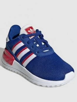 Image of Adidas Originals La Trainer Lite Infant Trainers - Blue