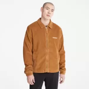 Image of Timberland Corduroy Chore Jacket For Men In Brown, Size M