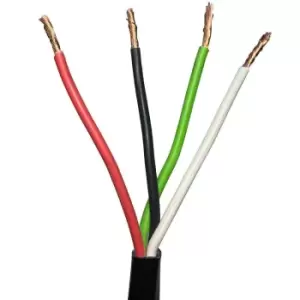 image of 200m Outdoor Rated 4 Core Speaker Cable 1.5mmA² OXYGEN FREE COPPER (OFC) 100V Wire