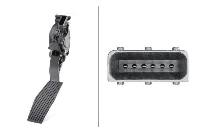 Image of HELLA Accelerator pedal position sensor HELLA 6PV 009 765-701