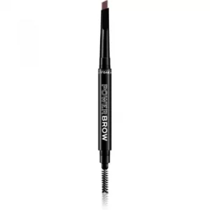 Revolution Relove Power Brow Eyebrow Pencil with Brush Shade Dark Brown 0,3 g