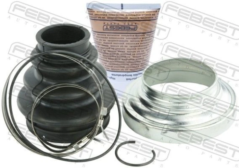 Image of FEBEST 1915-E70 CV Boot Rear Axle, NBR (nitrile butadiene rubber) NBR (nitrile butadiene rubber) Bellow,drive shaft (194)