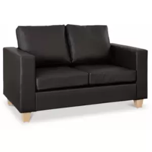 Enderby Brown pu Two Seater Sofa In a Box