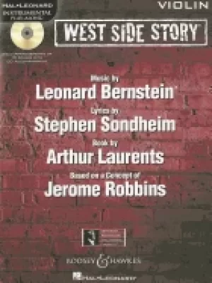 Image of west side story for violin instrumental play along book cd