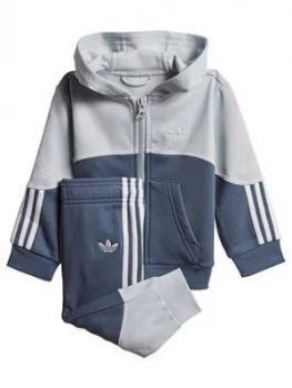 Image of Adidas Originals Infant Tracksuit Set - Blue