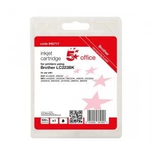 Image of 5 Star Office Supplies Inkjet Cartridge Page Life Black 550pp Brother