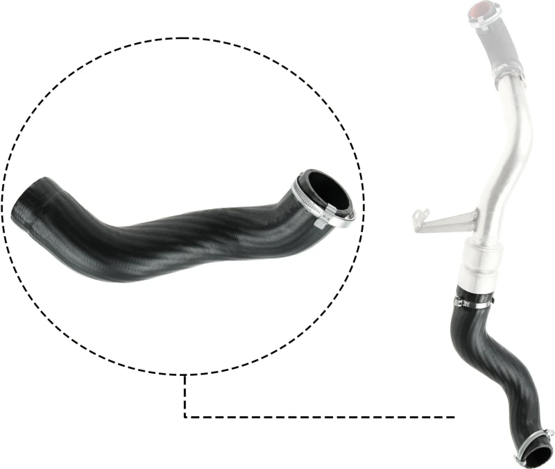 Image of GATES Charger intake hose GATES 09-0660