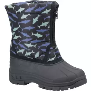 Image of Cotswold Boys Iceberg Zip Up Lightweight Snow Winter Boots UK Size 9 (EU 27)