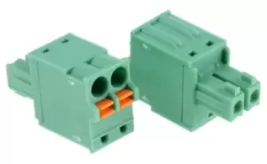 Image of Phoenix Contact FK-MCP 1.5/ 2-ST-3.81 PCB Header, 3.81mm Pitch