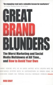Image of Great Brand Blunders by Rob Gray Book