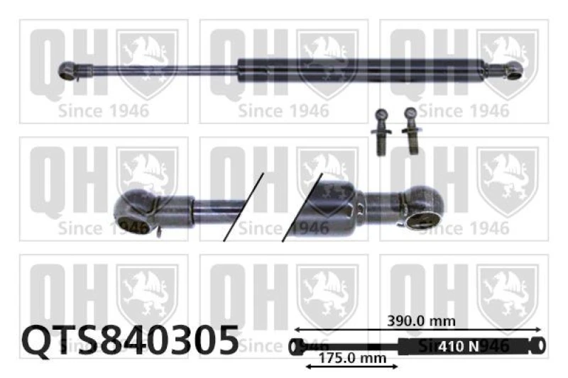 Image of QUINTON HAZELL Bonnet strut QUINTON HAZELL QTS840305