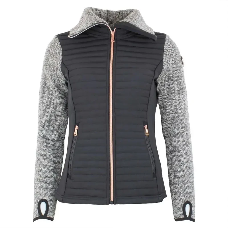 Image of Peak Mountain Womens fleece jacket Peak Mountain Antembi Noir Female 2XL