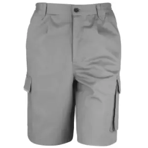 Image of Result Unisex Work-Guard Action Shorts / Workwear (2XL) (Grey)