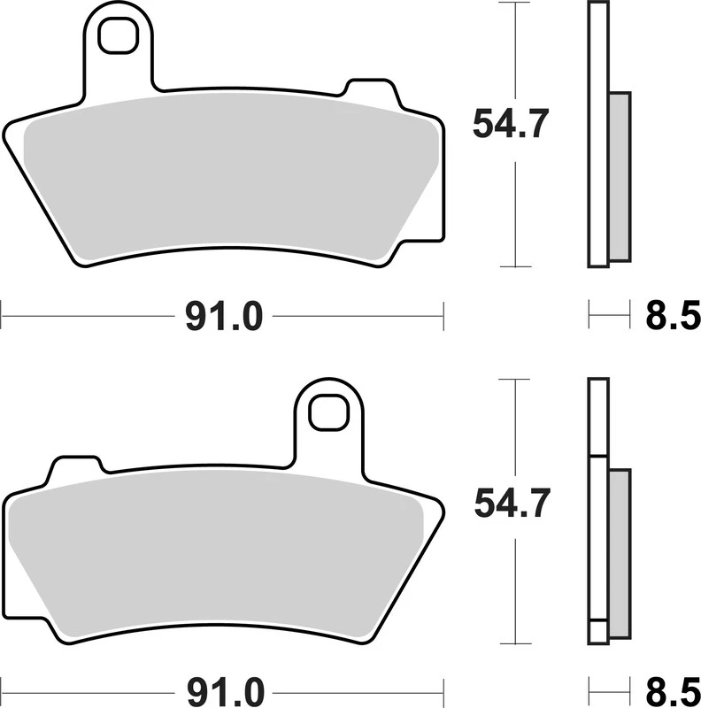 Image of Sintered Brake pads - 07BB40SA