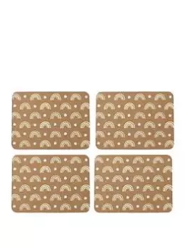Image of Creative Tops Cork Rainbow Set Of 4 Placemats