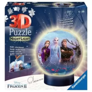 image of 3D Puzzle Nightlight Puzzle Ball Frozen 2