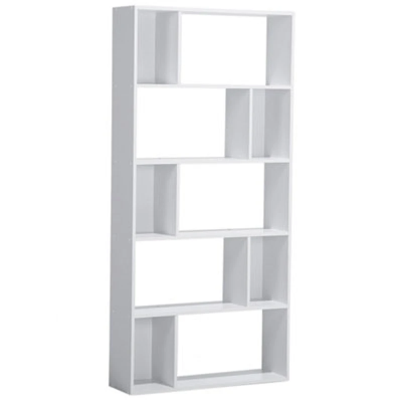 Image of Beliani 5 Tier Bookcase Orilla 174cm White