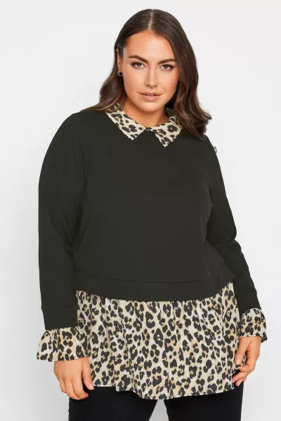 Image of Check 2 In 1 Shirt Jumper