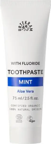 Image of Urtekram Mint & Green Tea Toothpaste 75ml