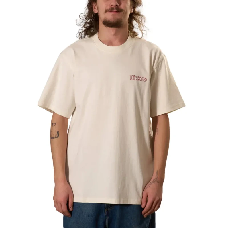 Image of Dickies T-Shirt Dickies Fairlawn Beige Male S