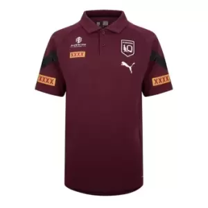 image of Puma 23 Maroons Polo - M - Red